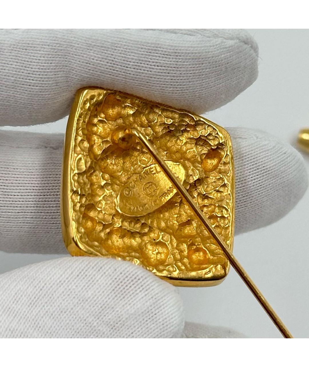 CHANEL Золотая позолоченная булавка / брошь, фото 5