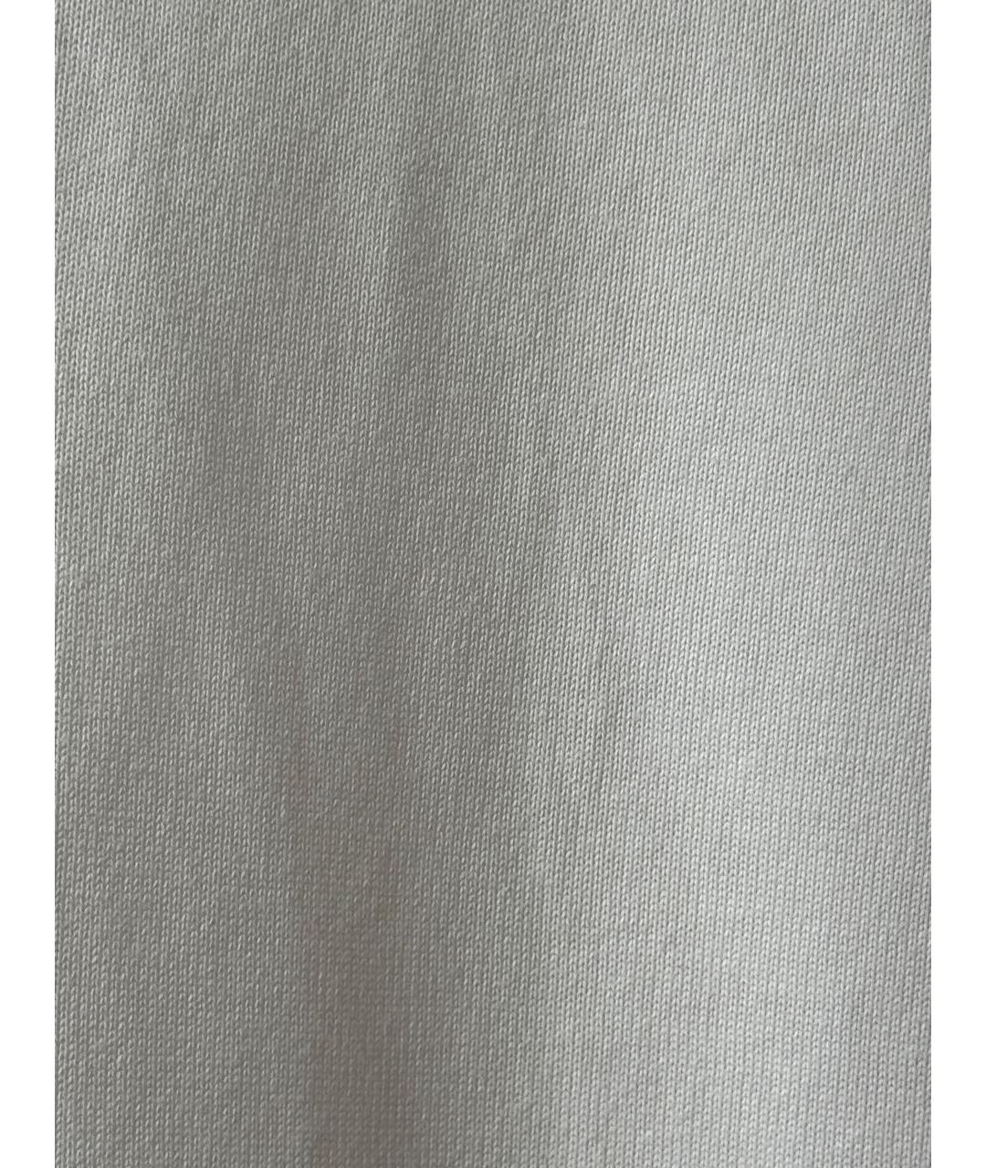 BRIONI Белое хлопковое поло с коротким рукавом, фото 4