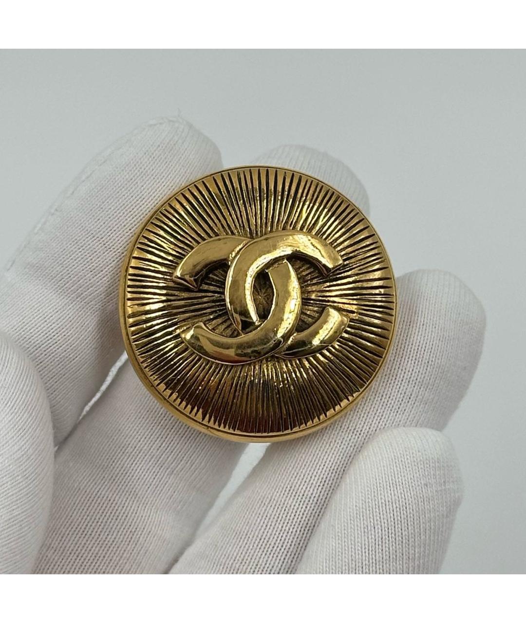 CHANEL Золотая позолоченная булавка / брошь, фото 2