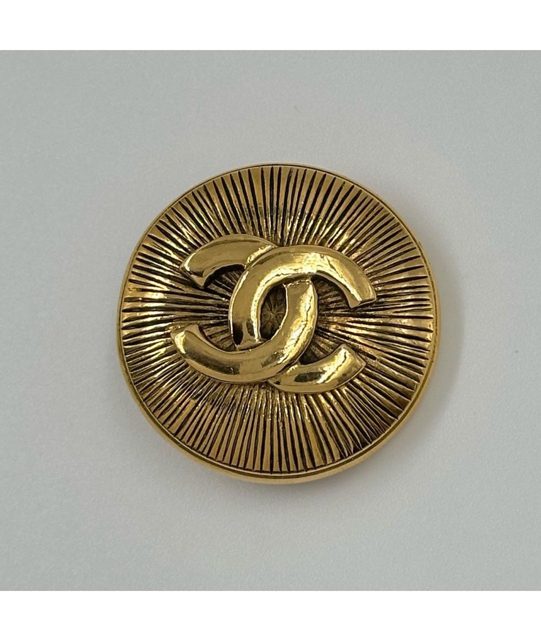 CHANEL Золотая позолоченная булавка / брошь, фото 7