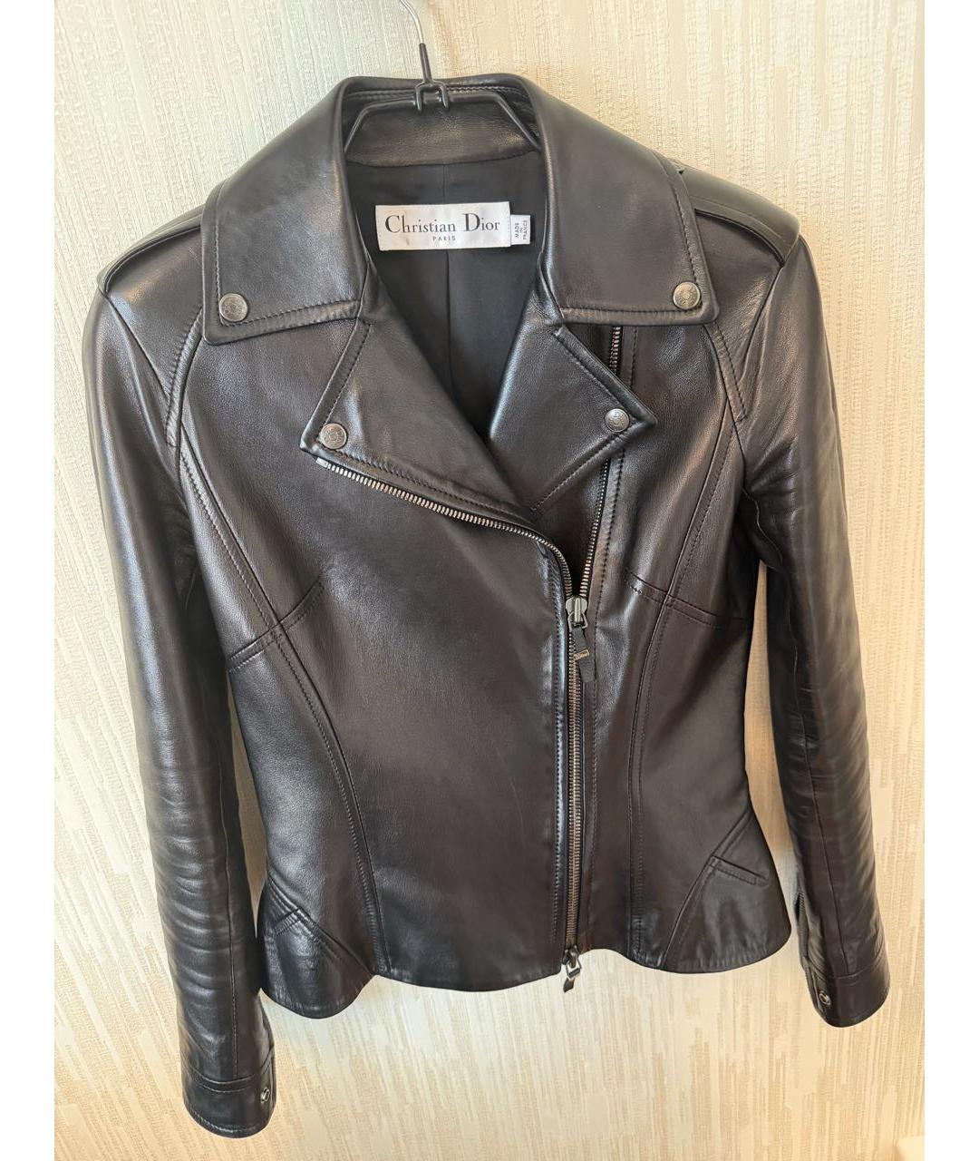 CHRISTIAN DIOR Коричневая кожаная куртка, фото 9