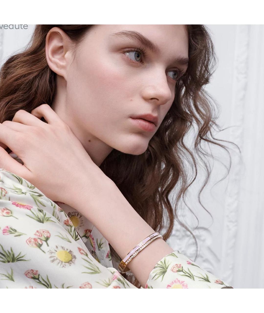 CHRISTIAN DIOR Розовый браслет, фото 2