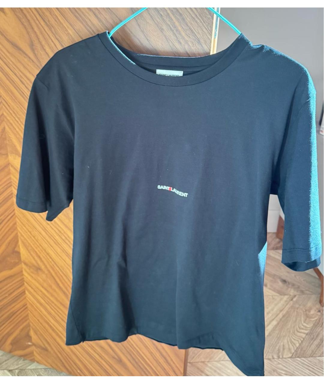 SAINT LAURENT Черная футболка, фото 3