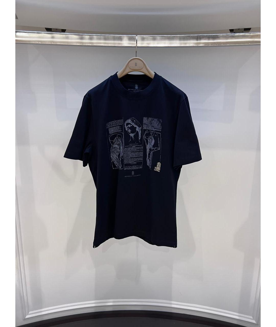 BRUNELLO CUCINELLI Черная футболка, фото 3