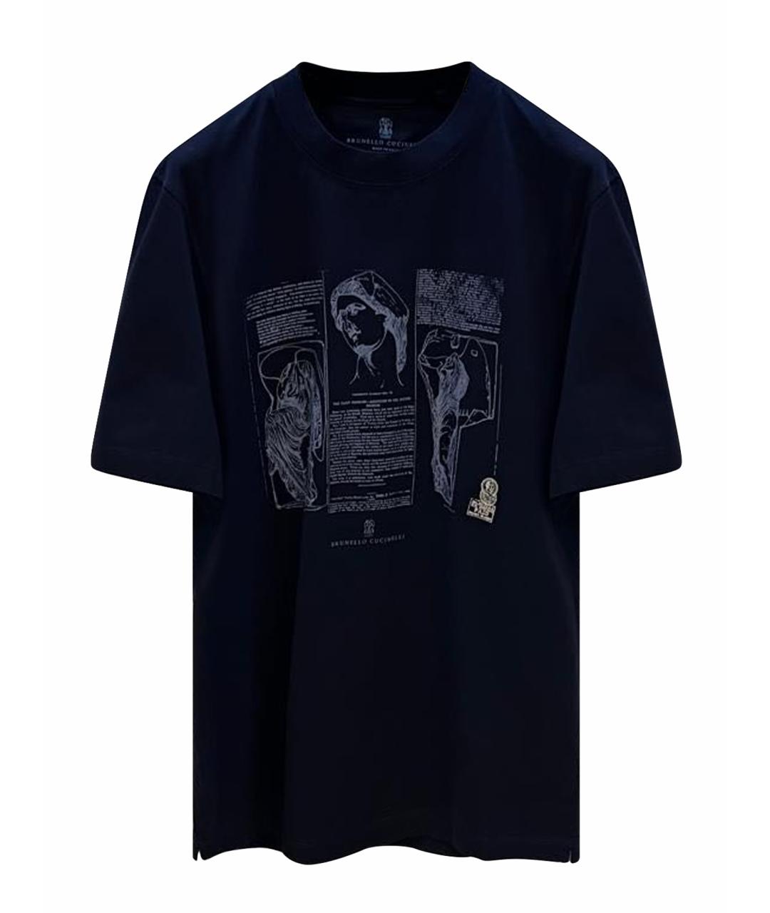 BRUNELLO CUCINELLI Черная футболка, фото 1