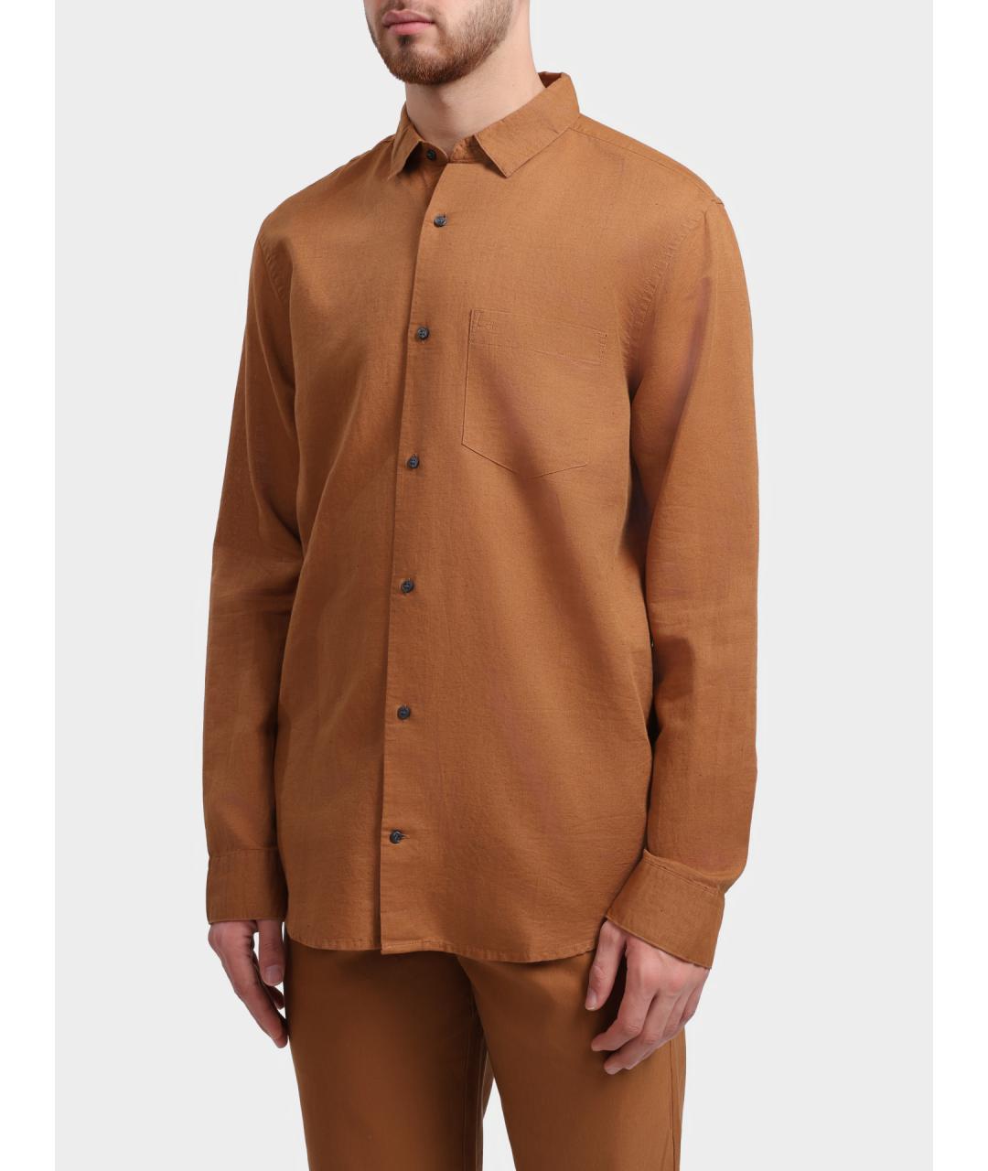 CALVIN KLEIN Льняная кэжуал рубашка, фото 3