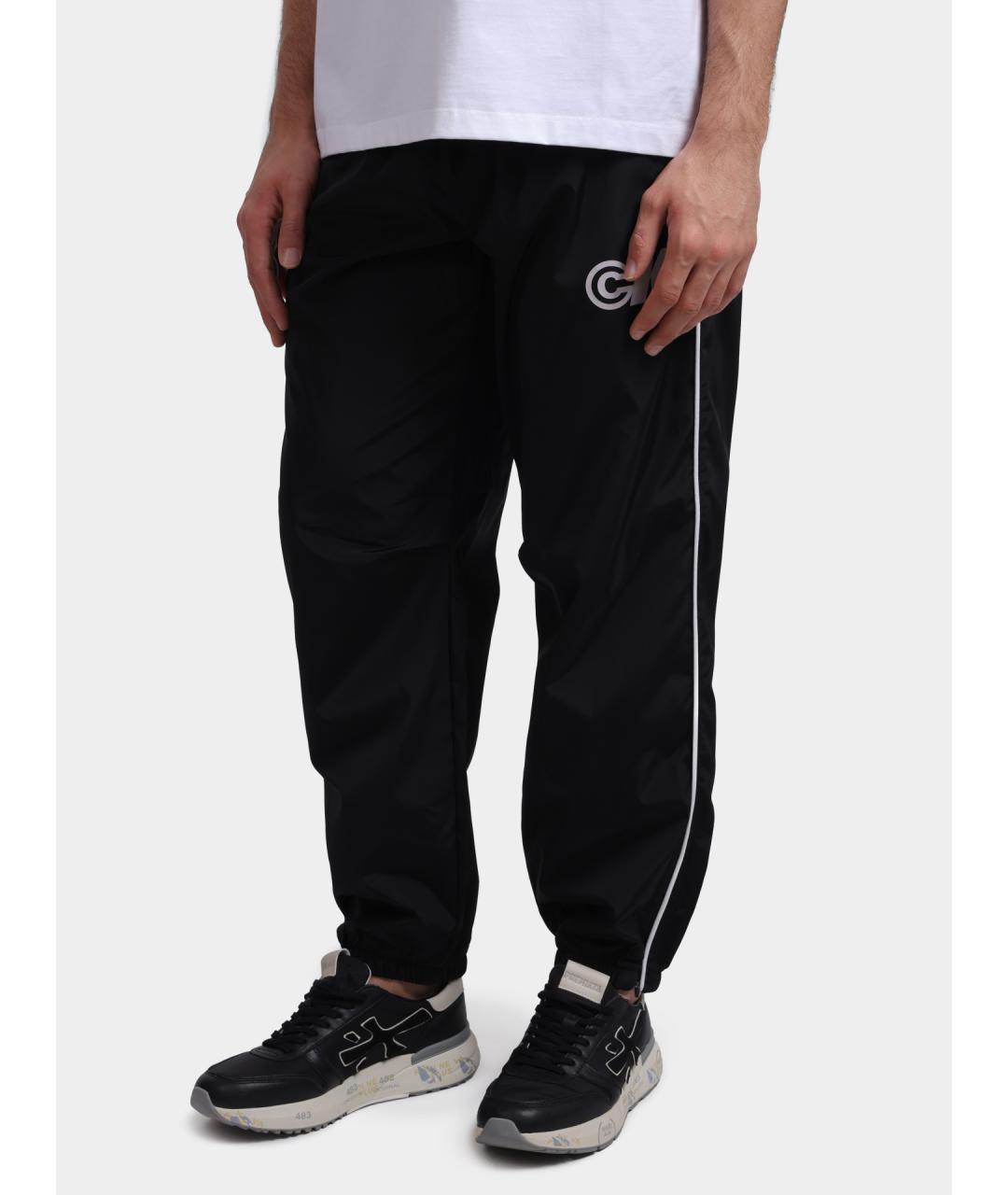 CALVIN KLEIN Черные полиэстеровые повседневные брюки, фото 3