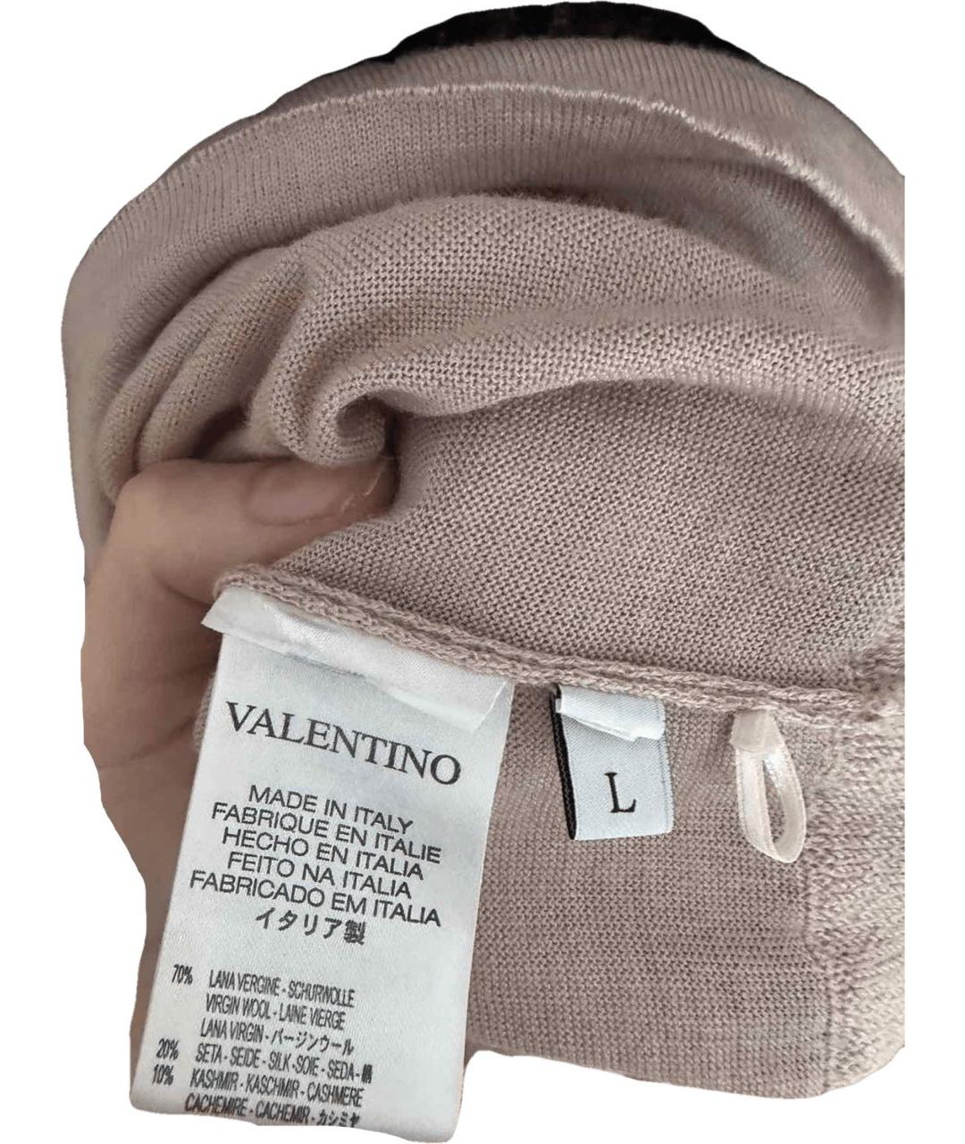 VALENTINO Розовый кашемировый джемпер / свитер, фото 6