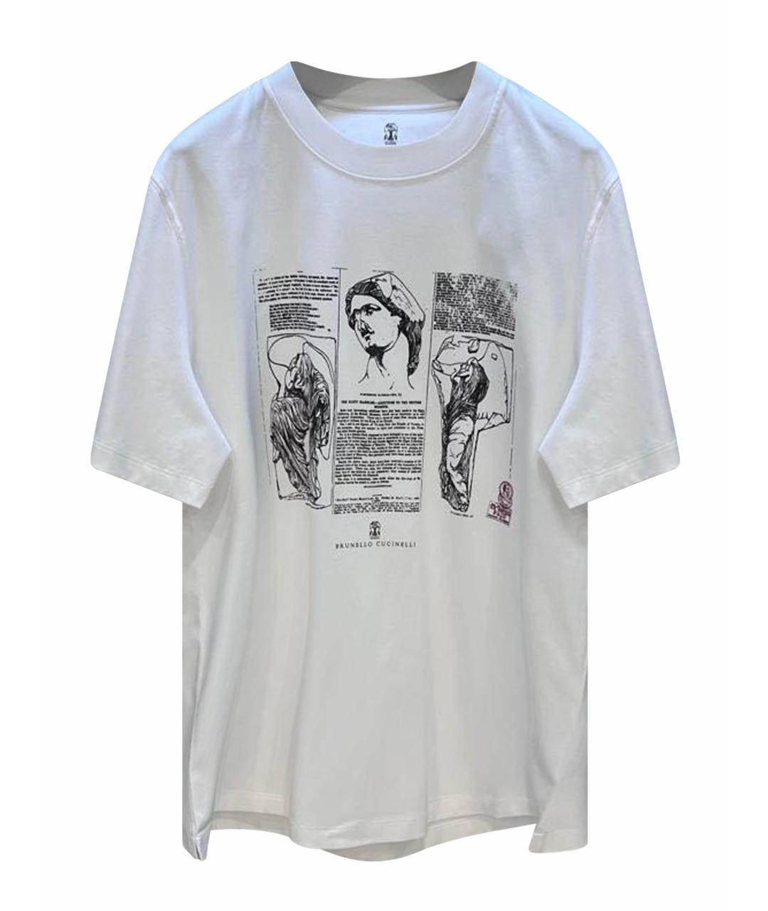 BRUNELLO CUCINELLI Мульти футболка, фото 1