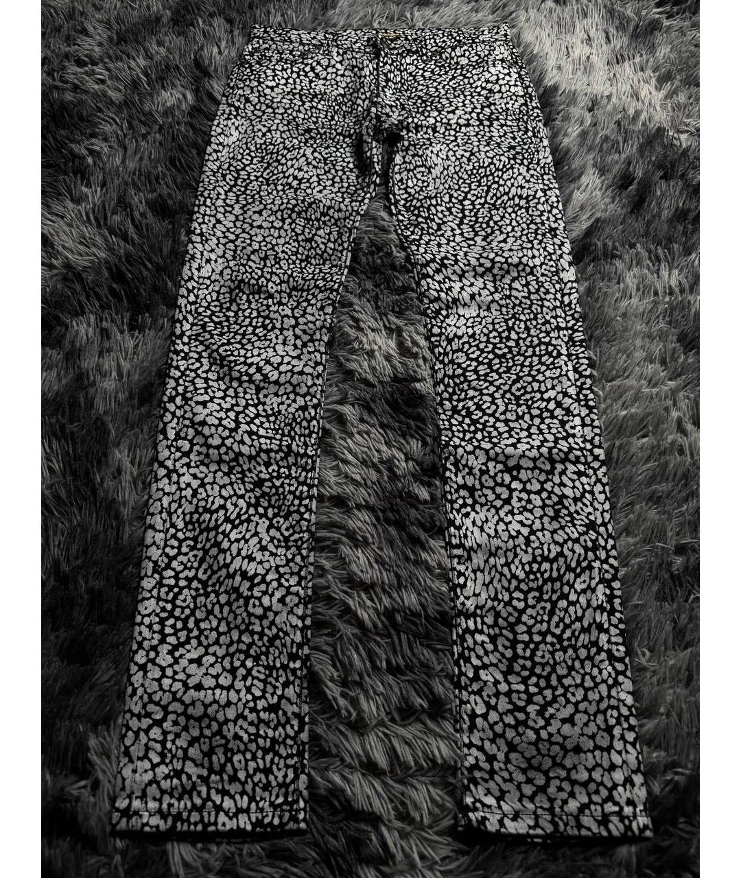 SAINT LAURENT Черные хлопковые джинсы слим, фото 5