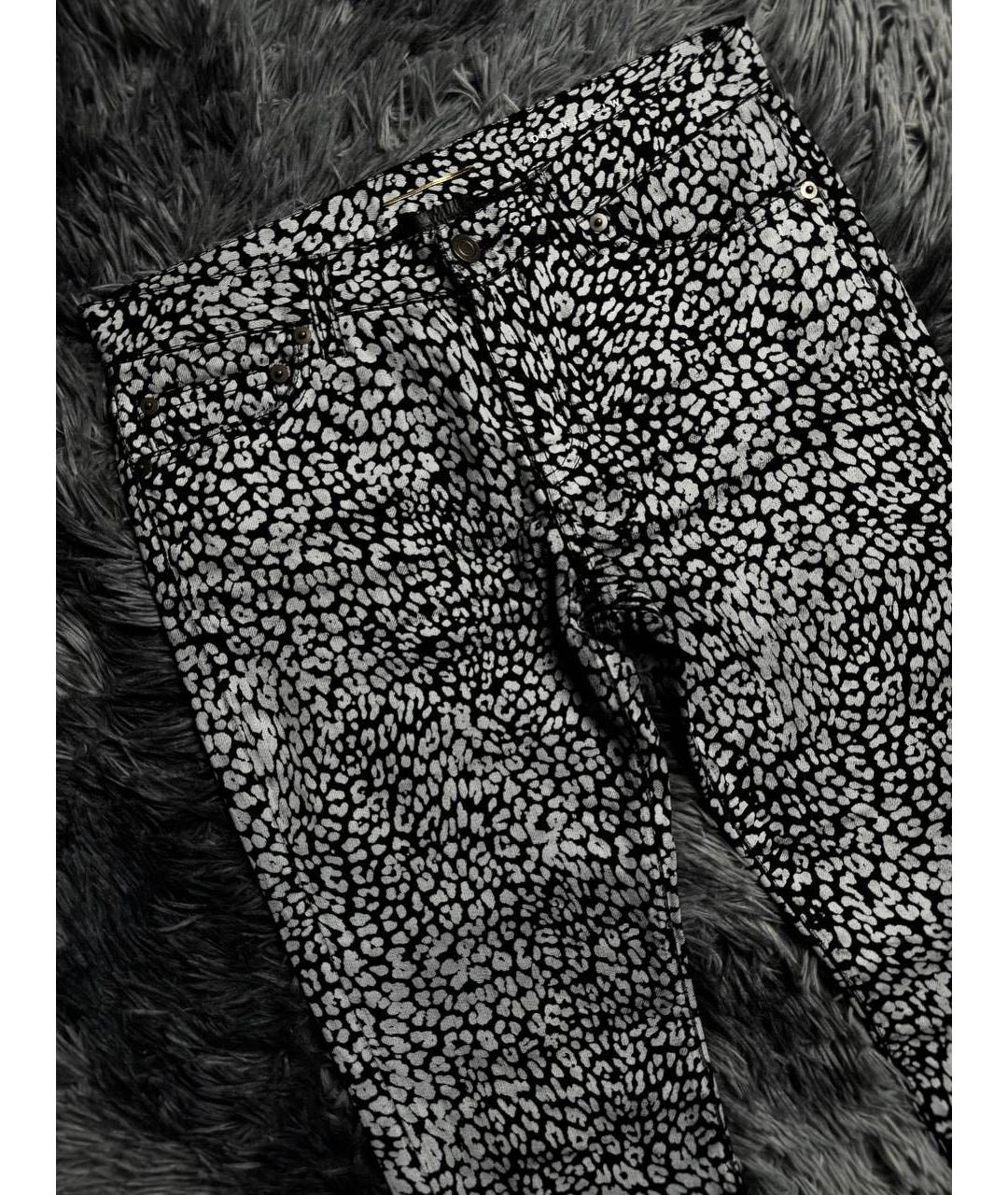 SAINT LAURENT Черные хлопковые джинсы слим, фото 4