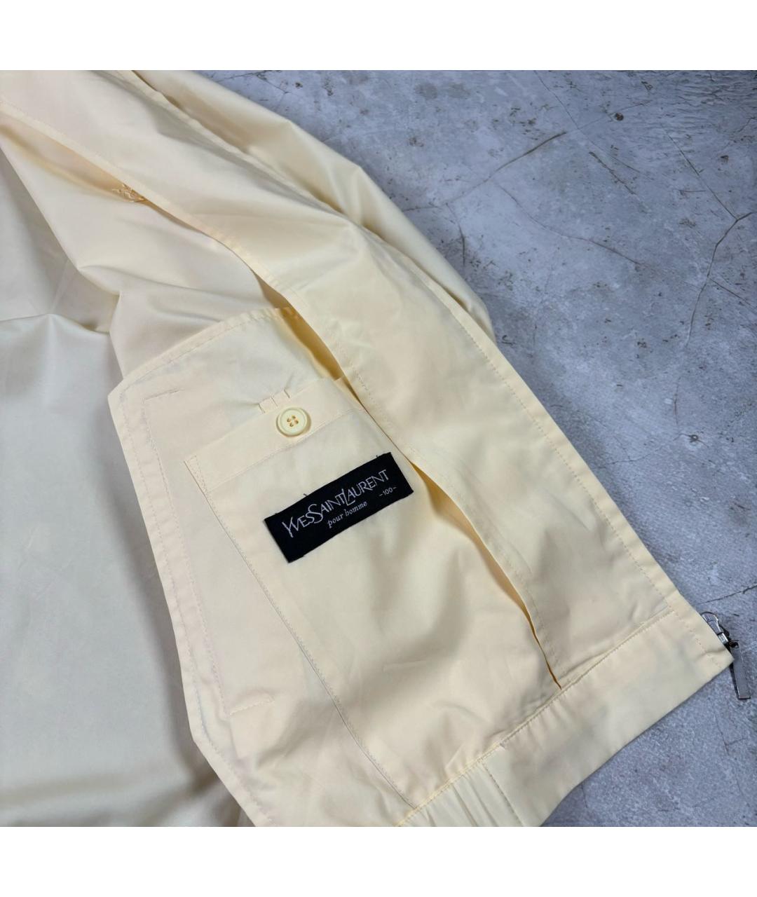 SAINT LAURENT Желтая куртка, фото 7