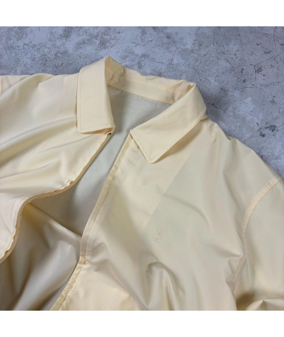 SAINT LAURENT Желтая куртка, фото 2
