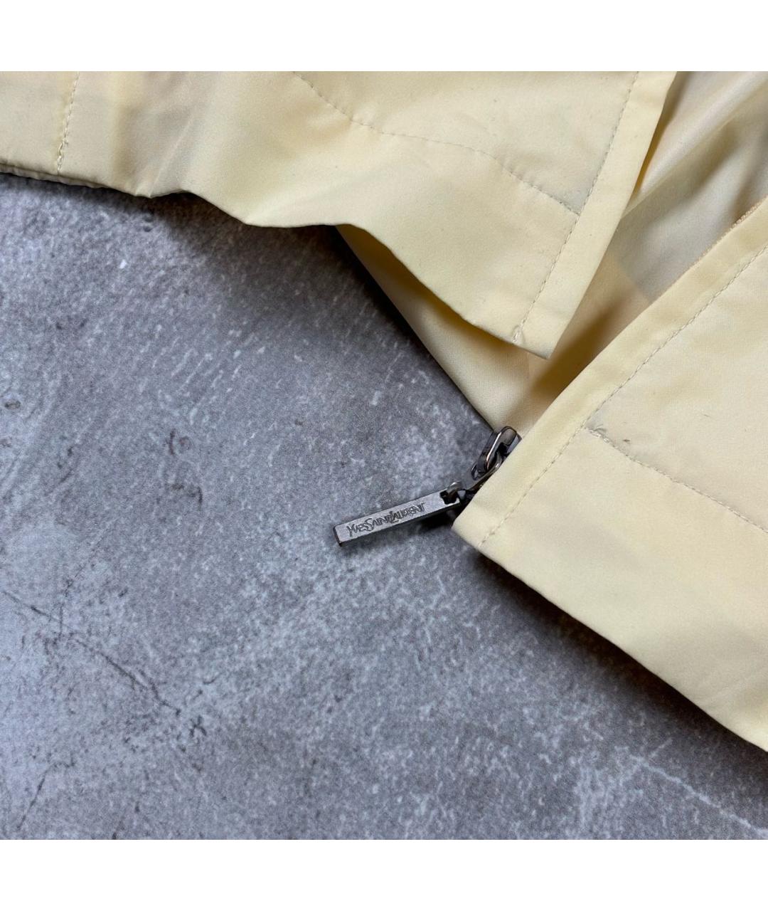 SAINT LAURENT Желтая куртка, фото 6