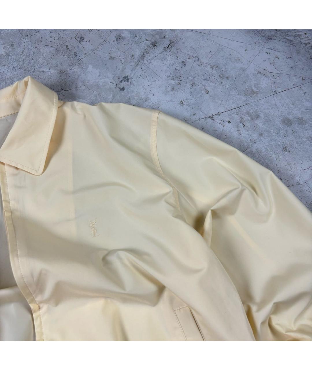 SAINT LAURENT Желтая куртка, фото 4