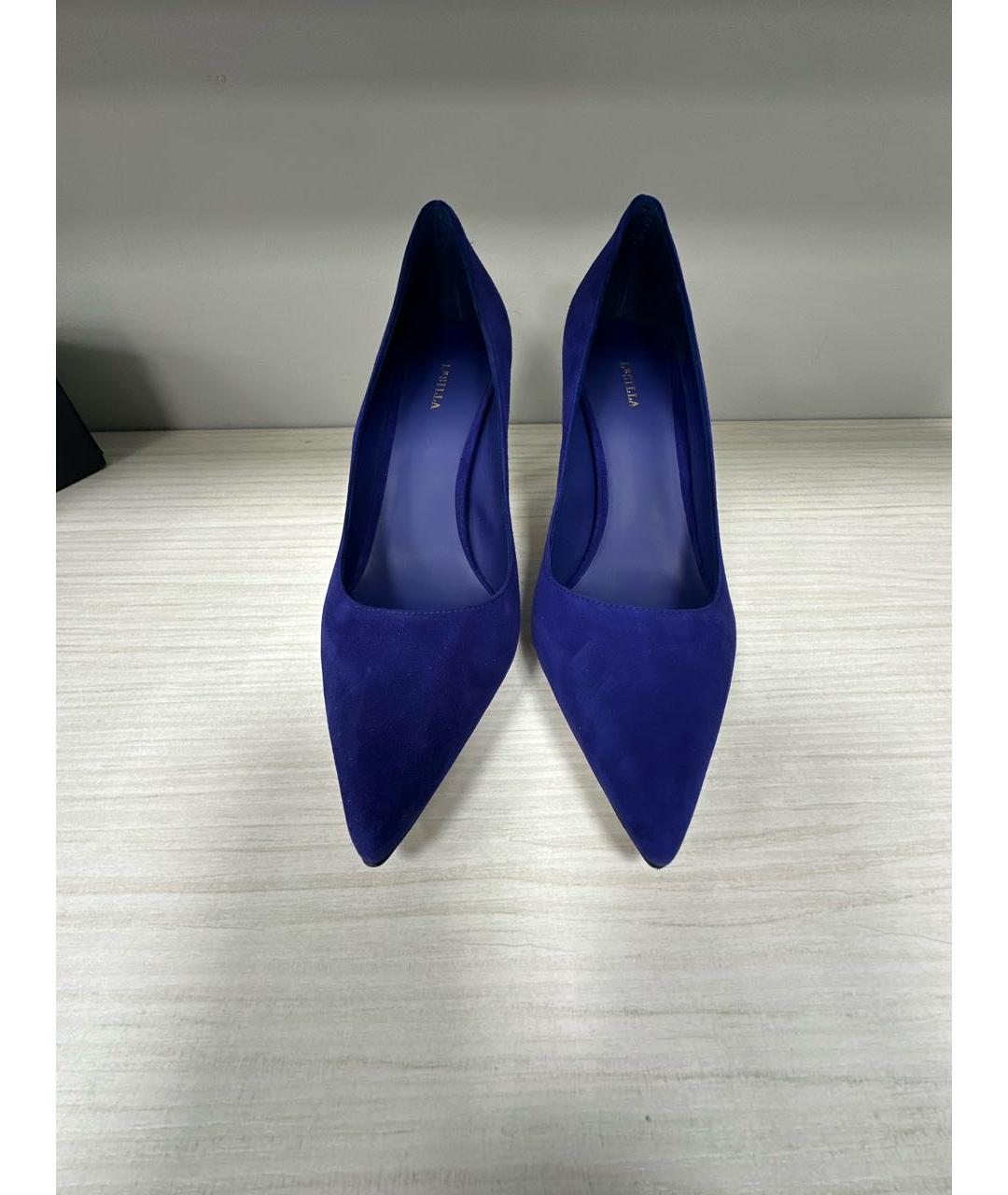 LE SILLA Синие замшевые туфли, фото 2