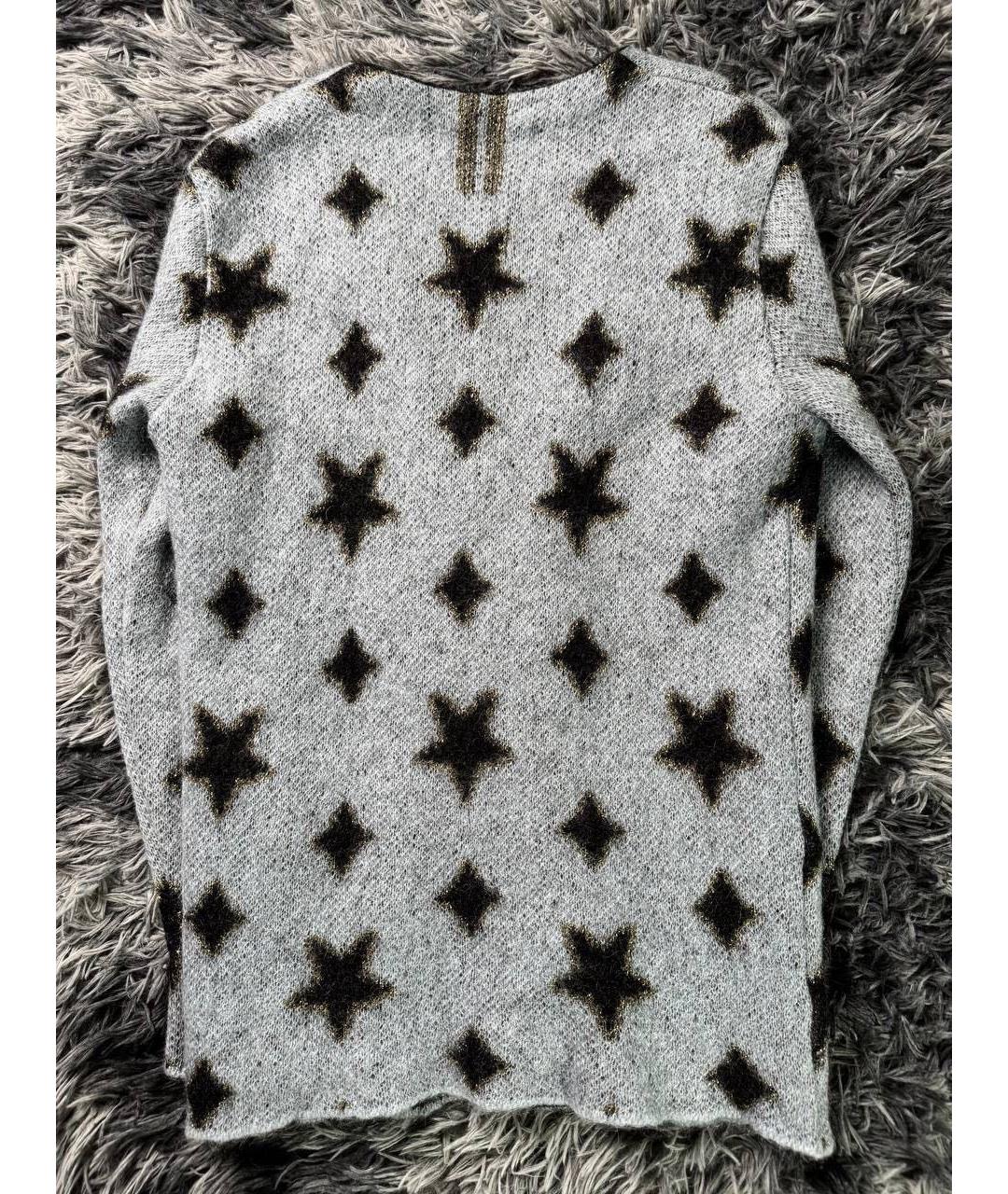 SAINT LAURENT Голубой шерстяной кардиган, фото 2