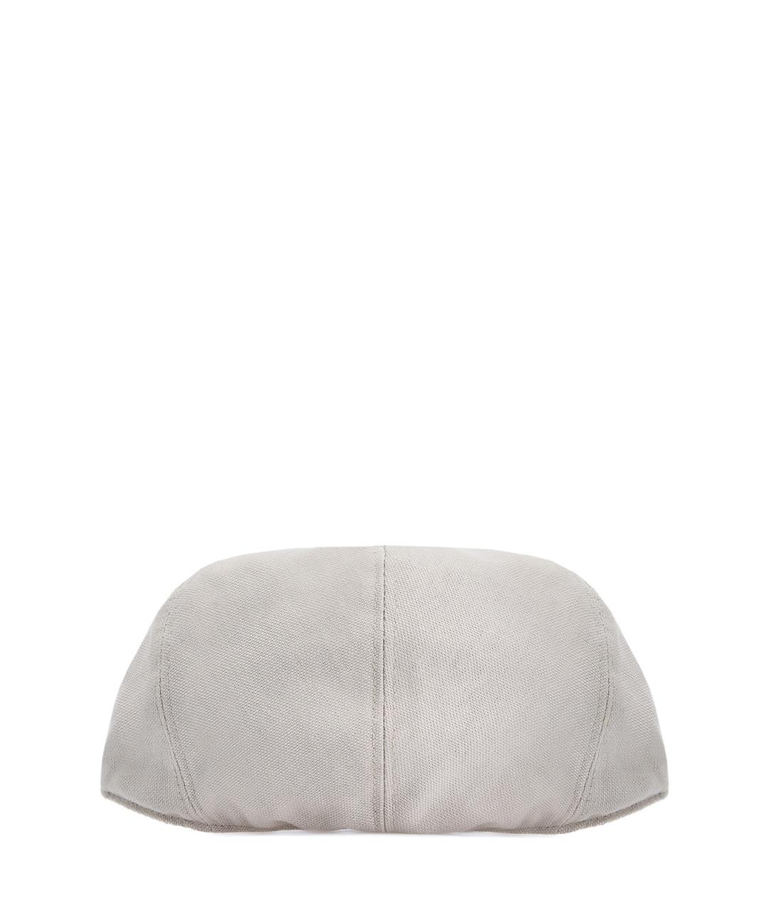 ELEVENTY Бежевая хлопковая кепка/бейсболка, фото 4