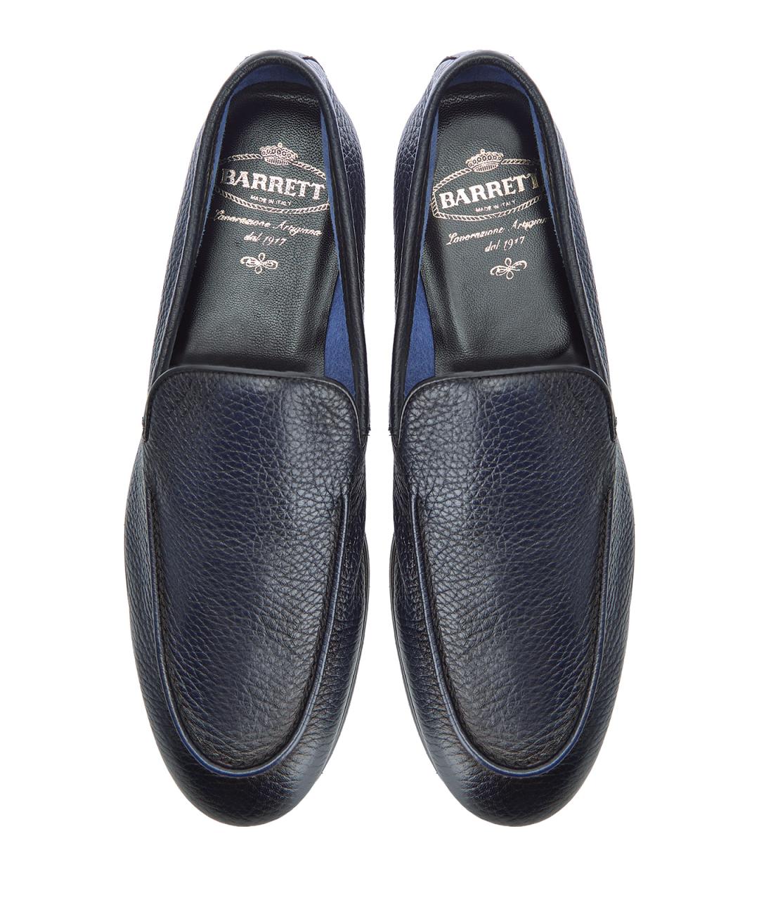 BARRETT Синие кожаные лоферы, фото 5