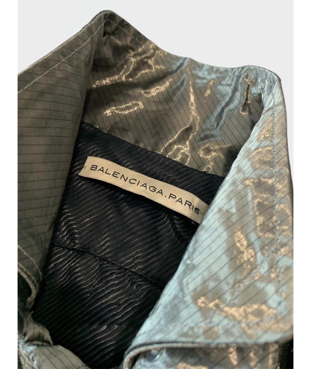 BALENCIAGA Серебряная куртка, фото 4