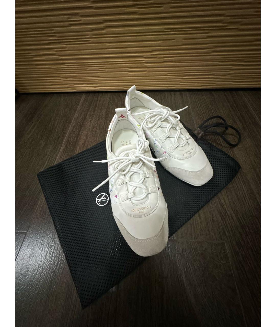 LOUIS VUITTON Мульти кожаные кеды, фото 5