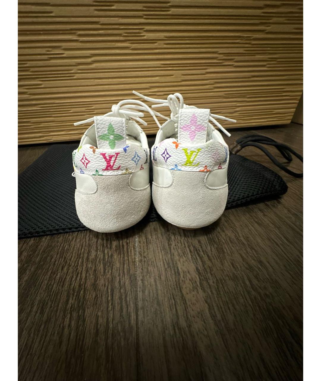 LOUIS VUITTON Мульти кожаные кеды, фото 4