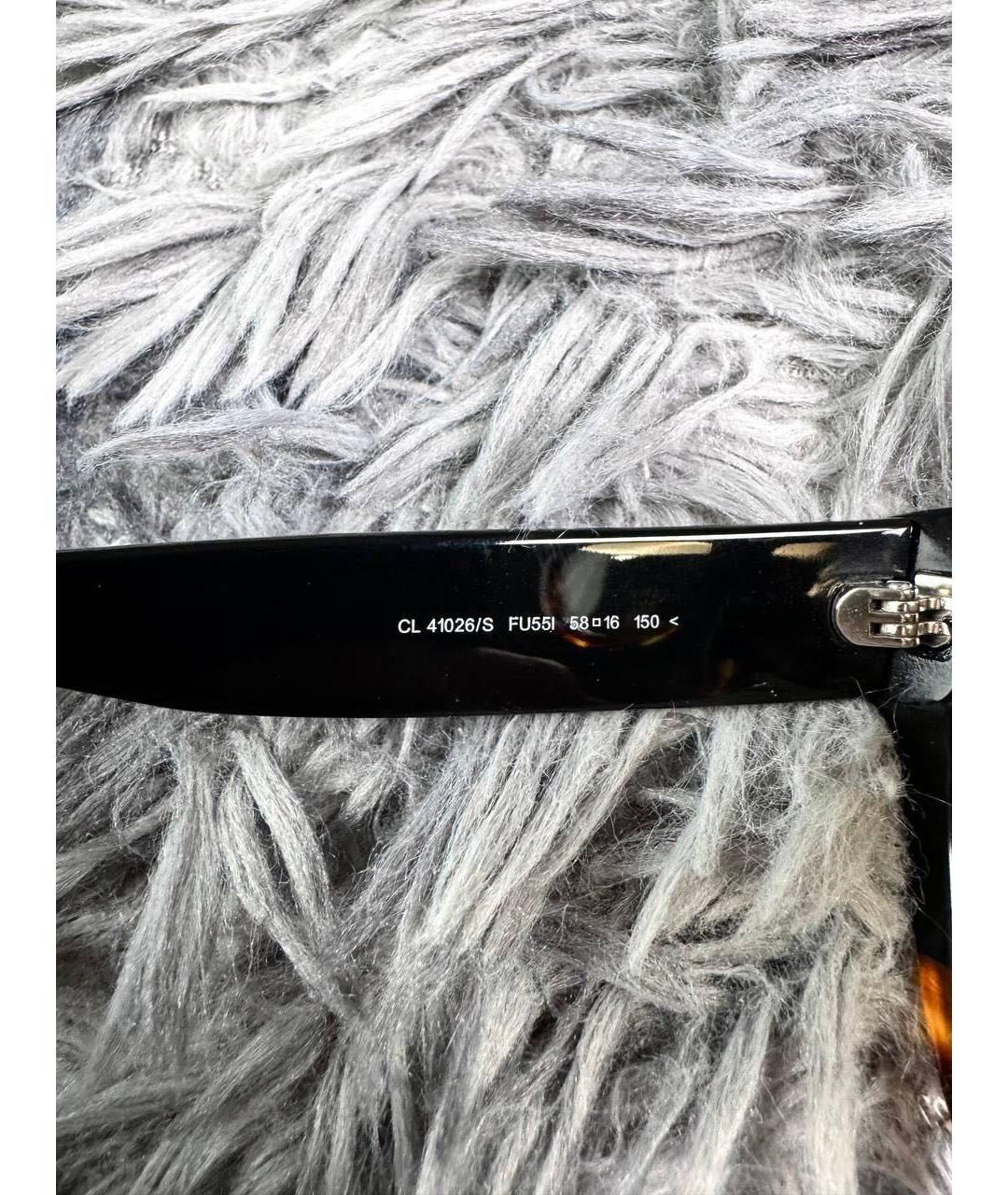 CELINE Черные пластиковые солнцезащитные очки, фото 5