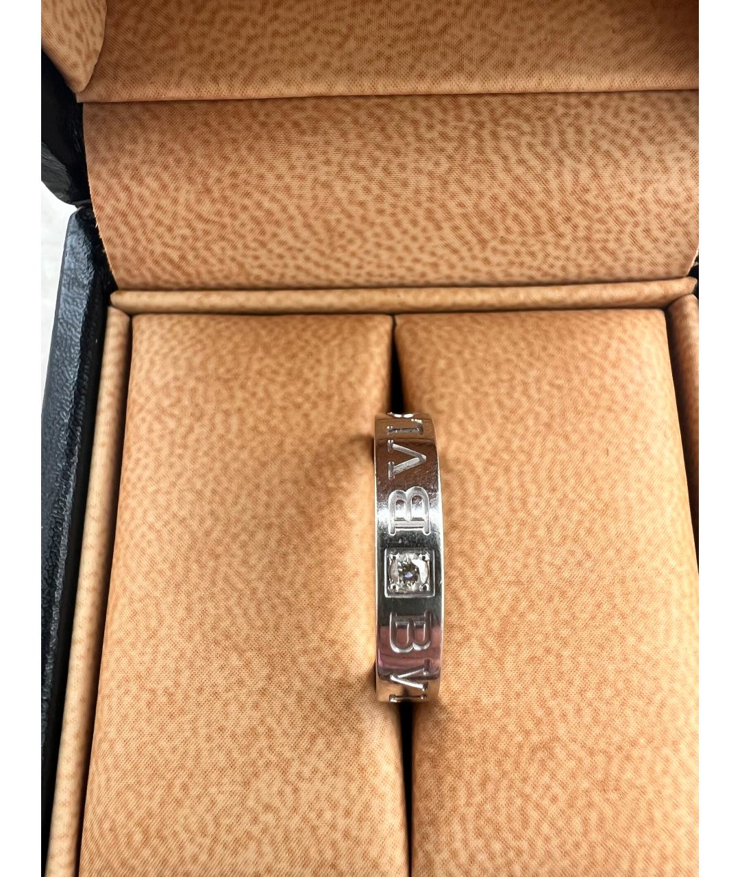 BVLGARI Серебряное кольцо из белого золота, фото 2