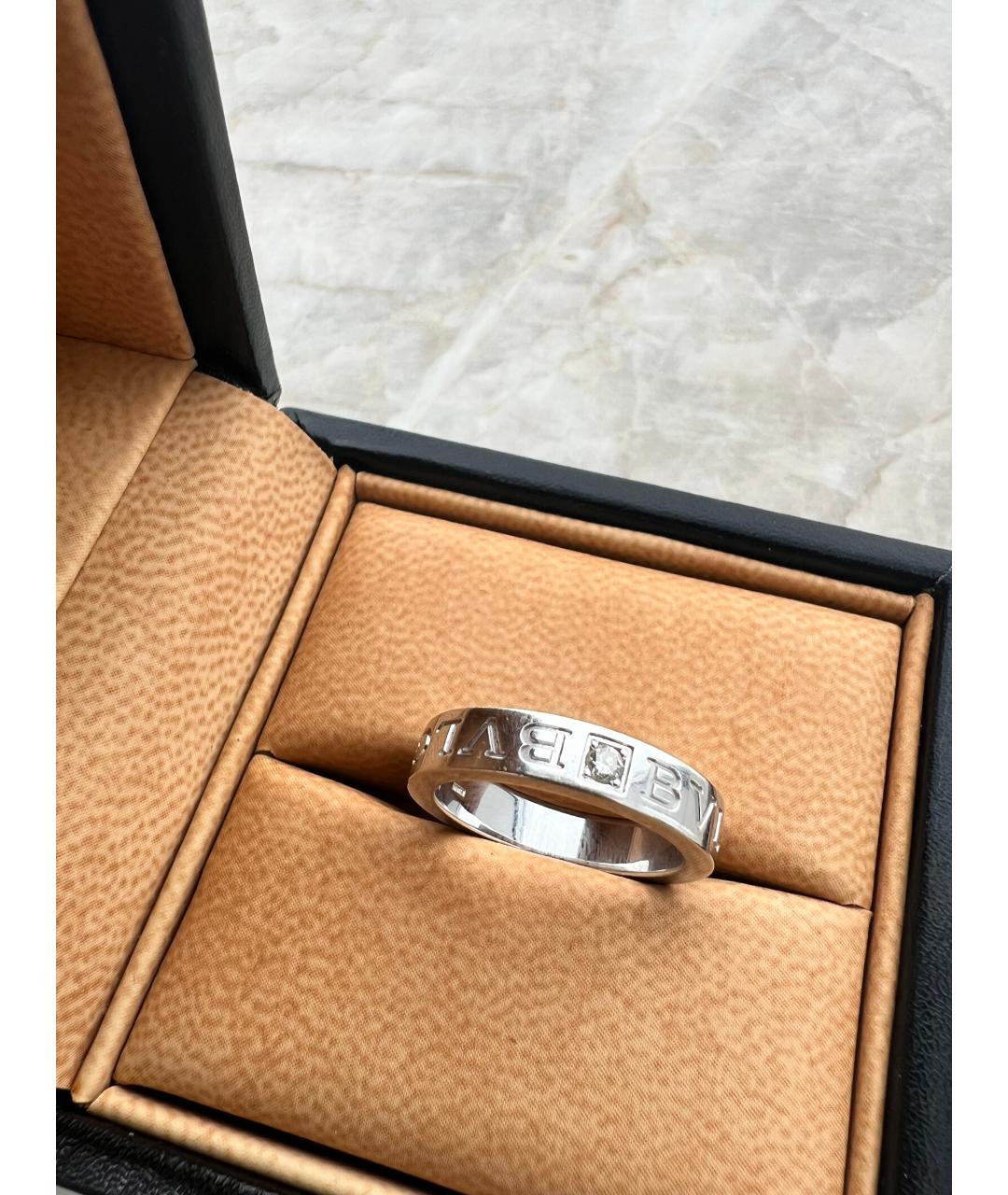BVLGARI Серебряное кольцо из белого золота, фото 6