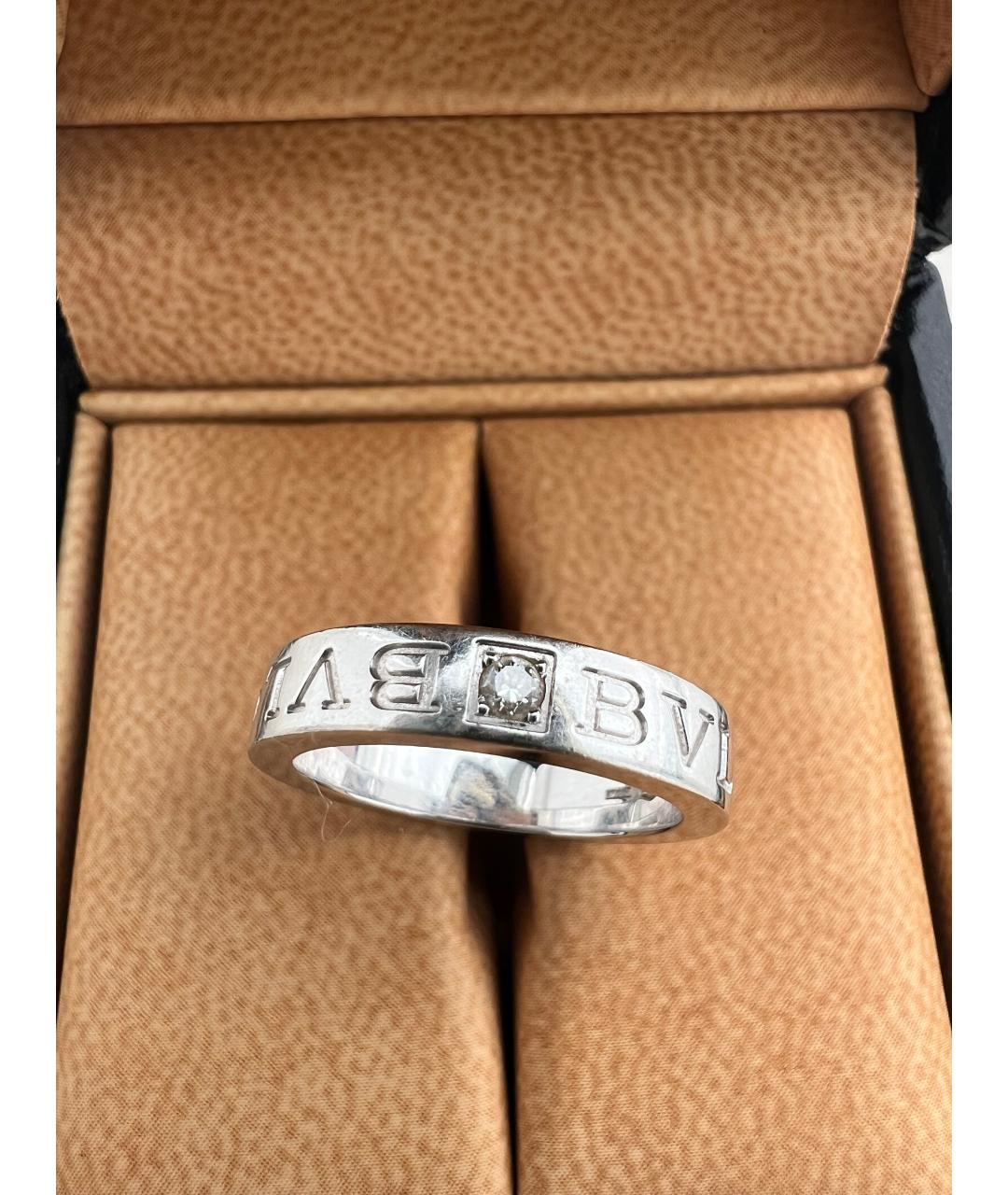 BVLGARI Серебряное кольцо из белого золота, фото 7