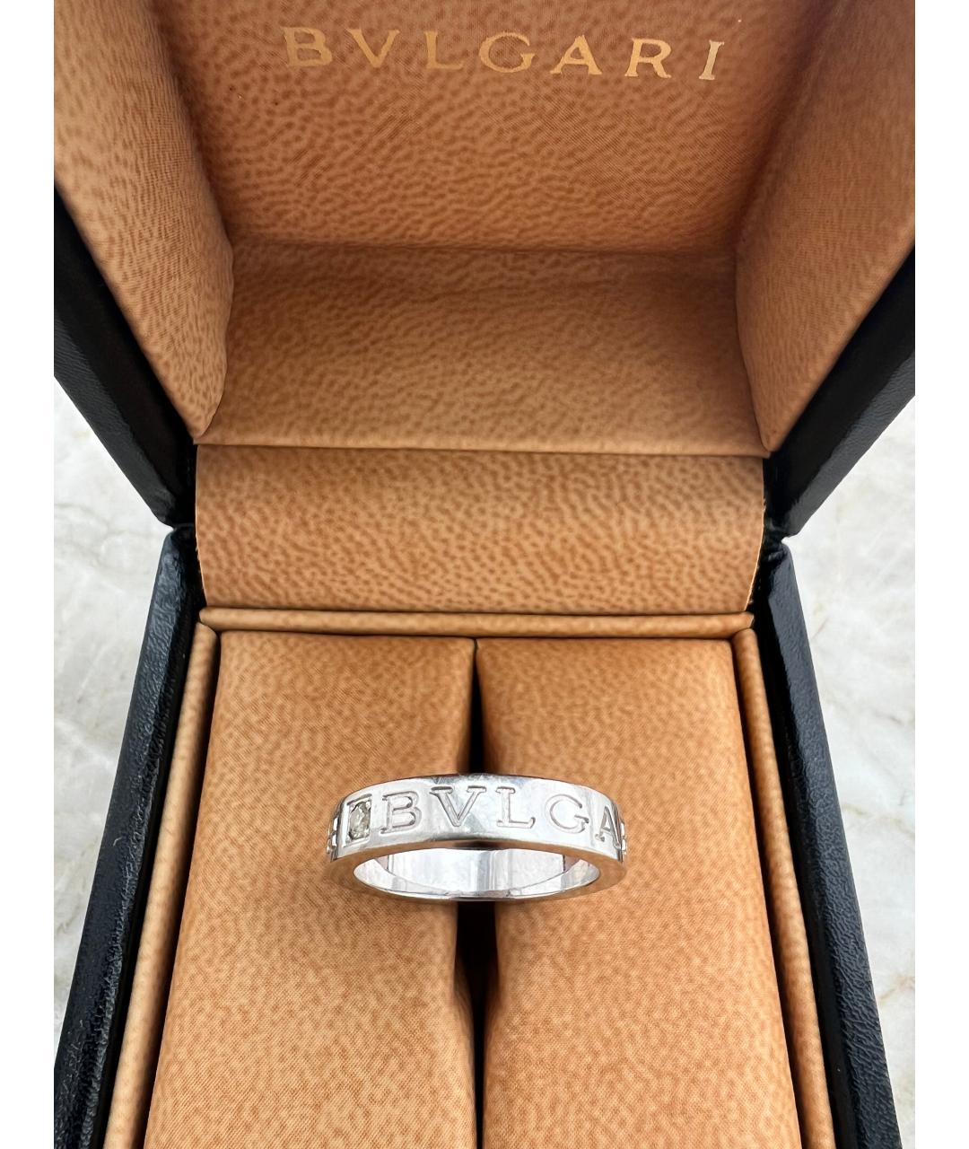 BVLGARI Серебряное кольцо из белого золота, фото 5