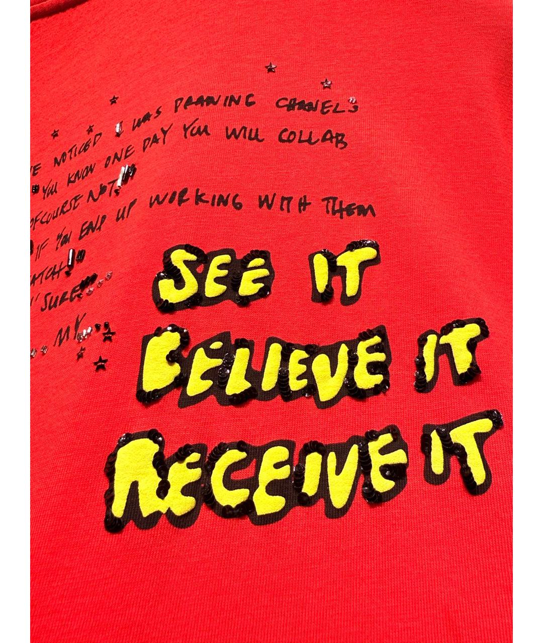 CHANEL Красный хлопко-эластановый джемпер / свитер, фото 7