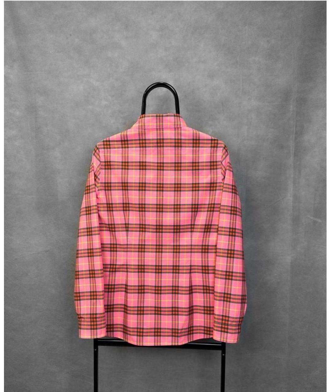 BURBERRY Розовая хлопковая рубашка, фото 2