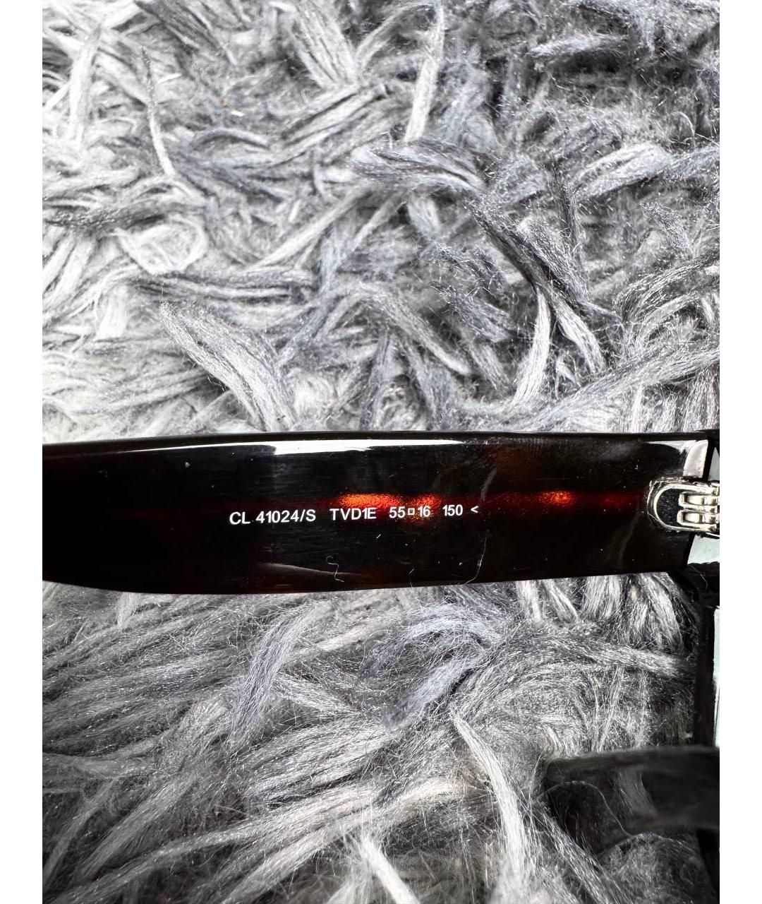 CELINE Черные пластиковые солнцезащитные очки, фото 5