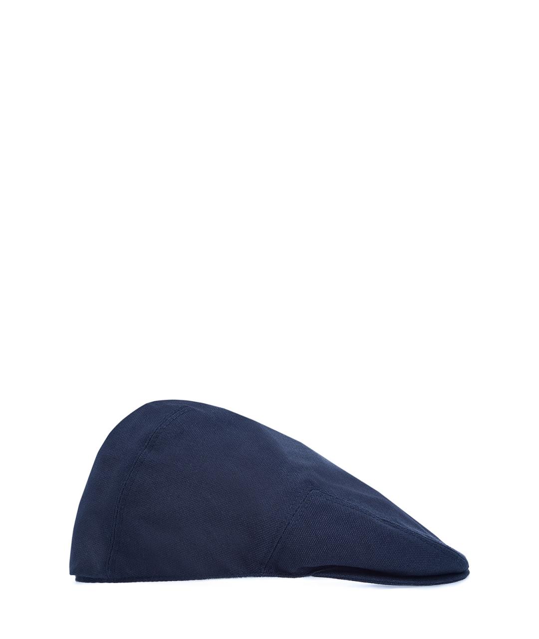 ELEVENTY Синяя хлопковая кепка/бейсболка, фото 3