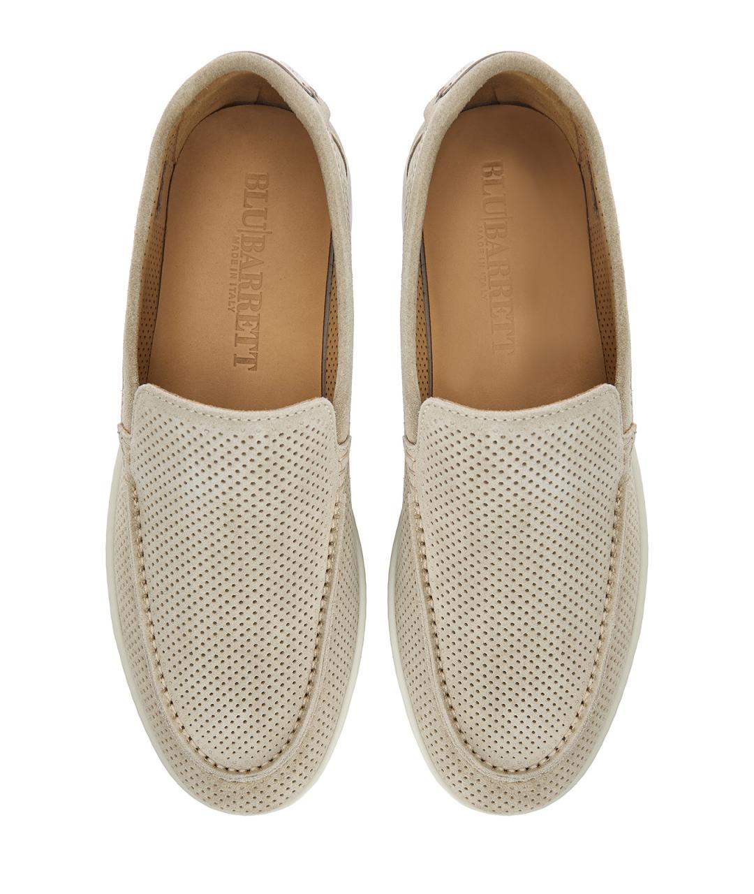 BARRETT Бежевые замшевые лоферы, фото 5