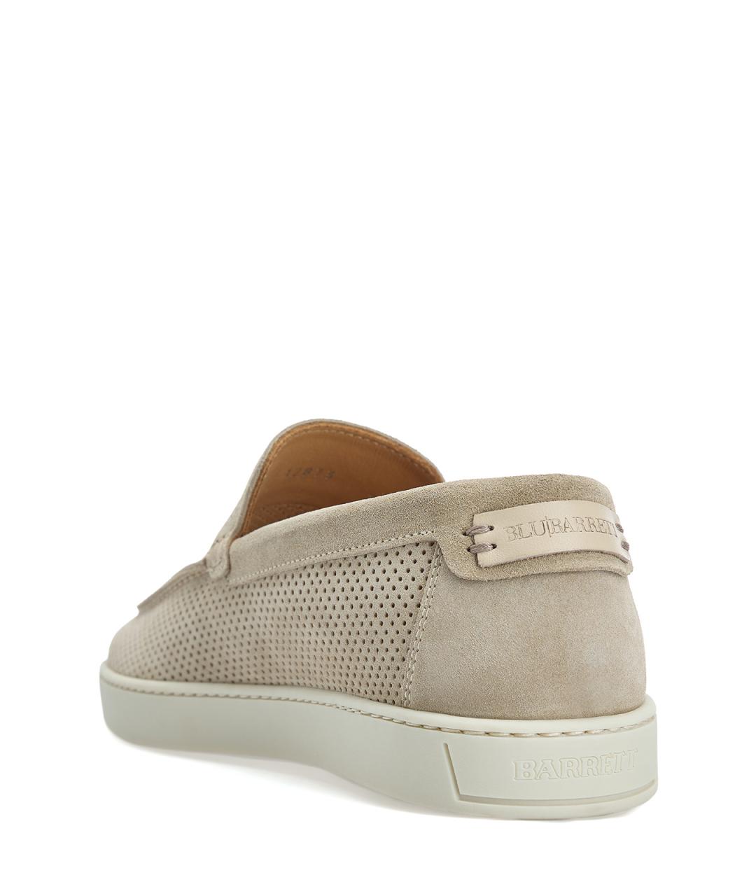 BARRETT Бежевые замшевые лоферы, фото 4