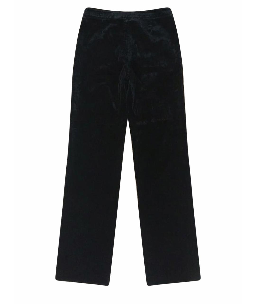 BOUTIQUE MOSCHINO Черные вискозные брюки широкие, фото 1