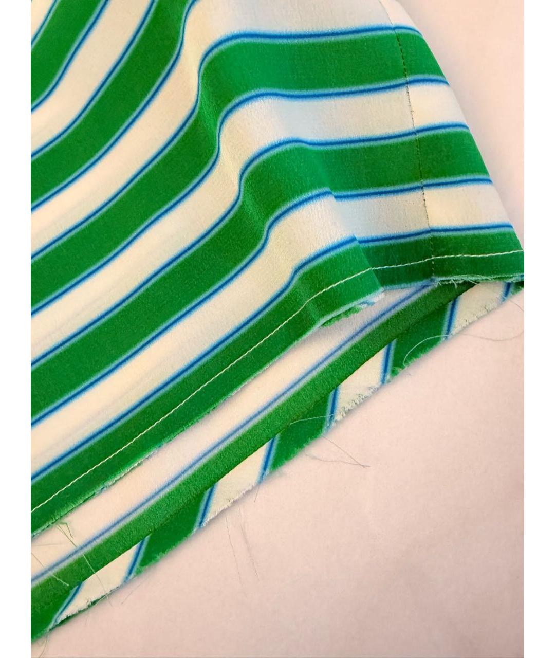 MIU MIU Мульти шелковая футболка, фото 4