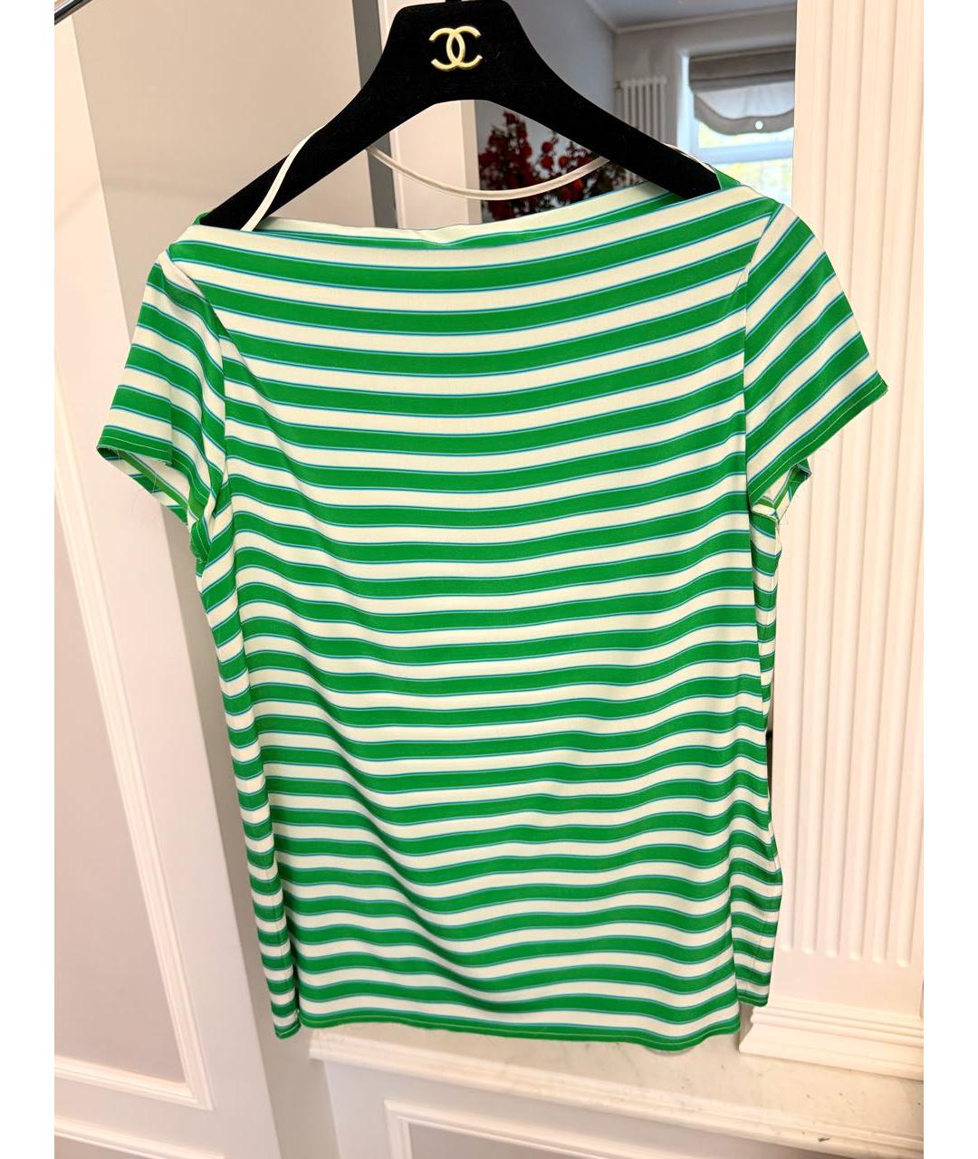 MIU MIU Мульти шелковая футболка, фото 7