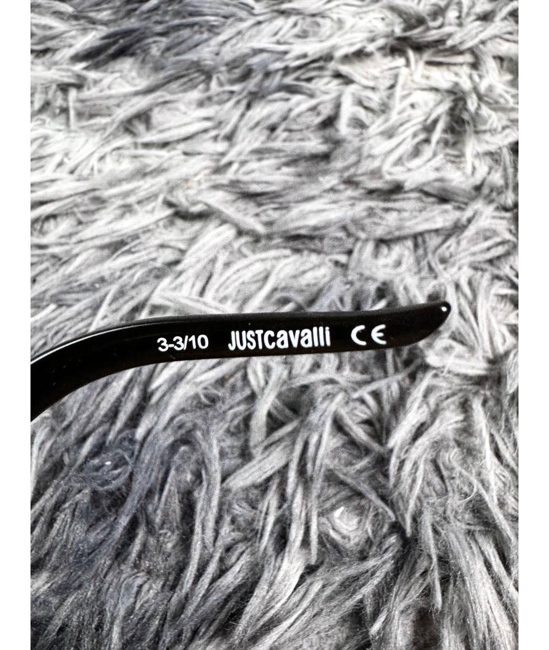 JUST CAVALLI Серебряные металлические солнцезащитные очки, фото 3