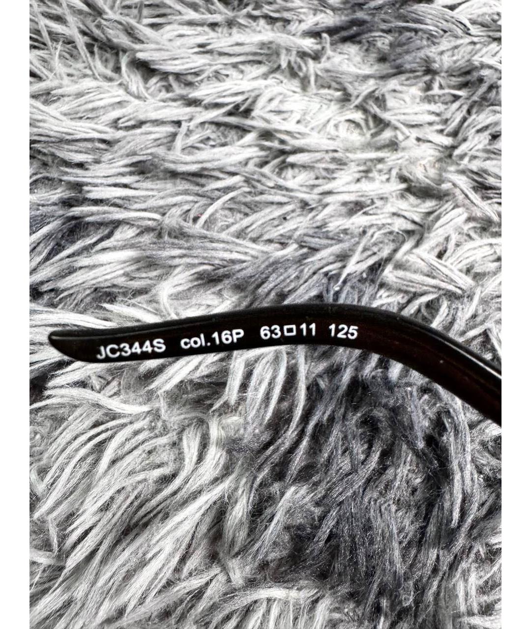 JUST CAVALLI Серебряные металлические солнцезащитные очки, фото 4