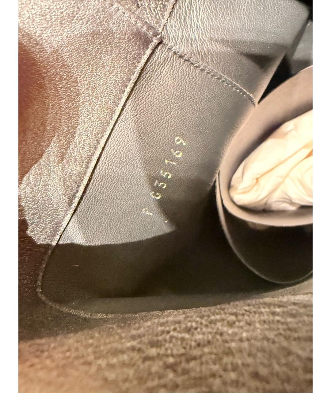 CHANEL Черные кожаные сапоги, фото 4