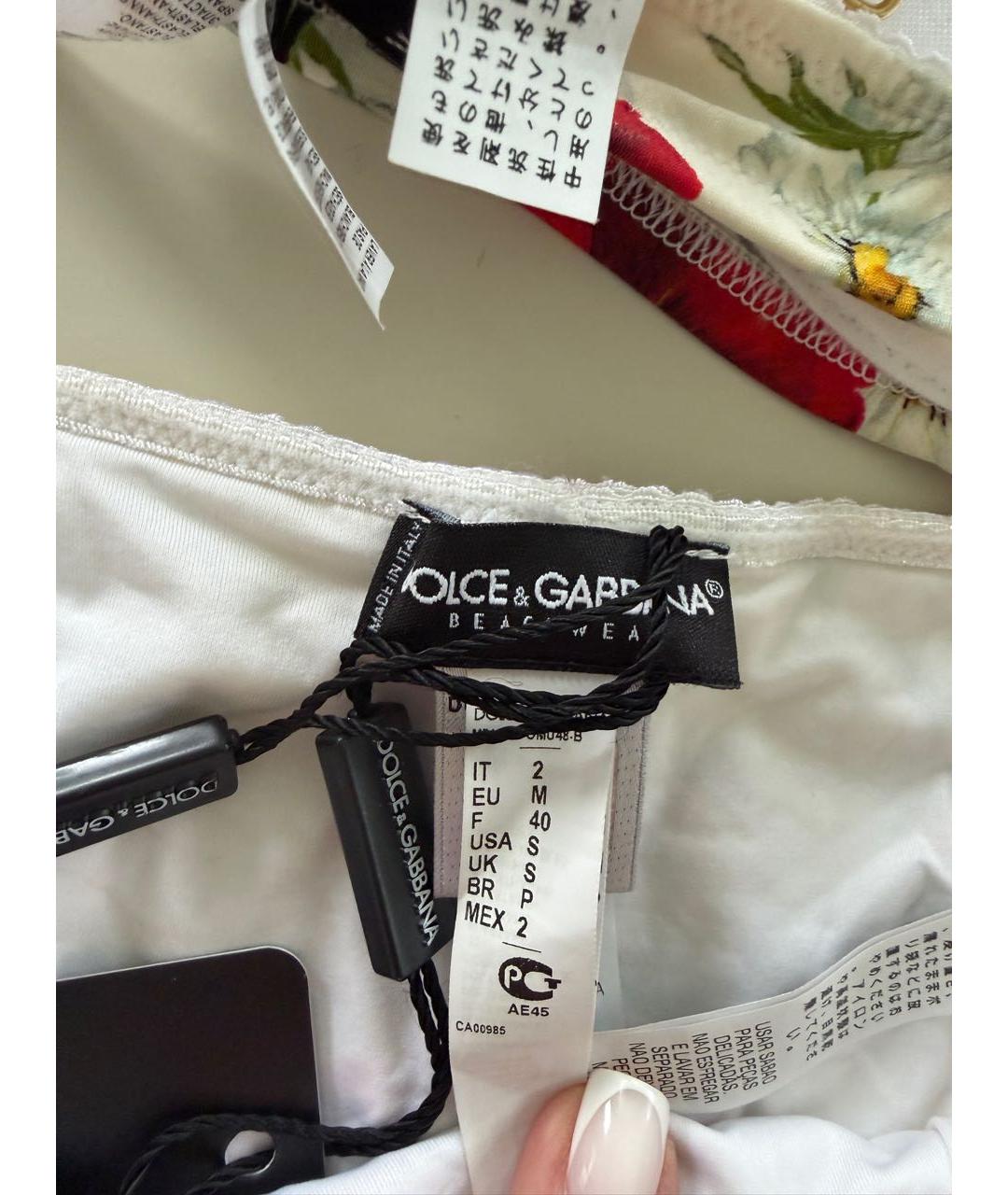 DOLCE&GABBANA Мульти купальник, фото 4