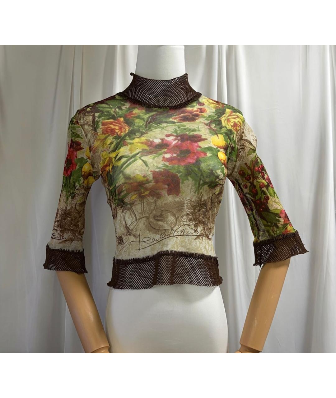 JEAN PAUL GAULTIER Мульти сетчатая майка, фото 8