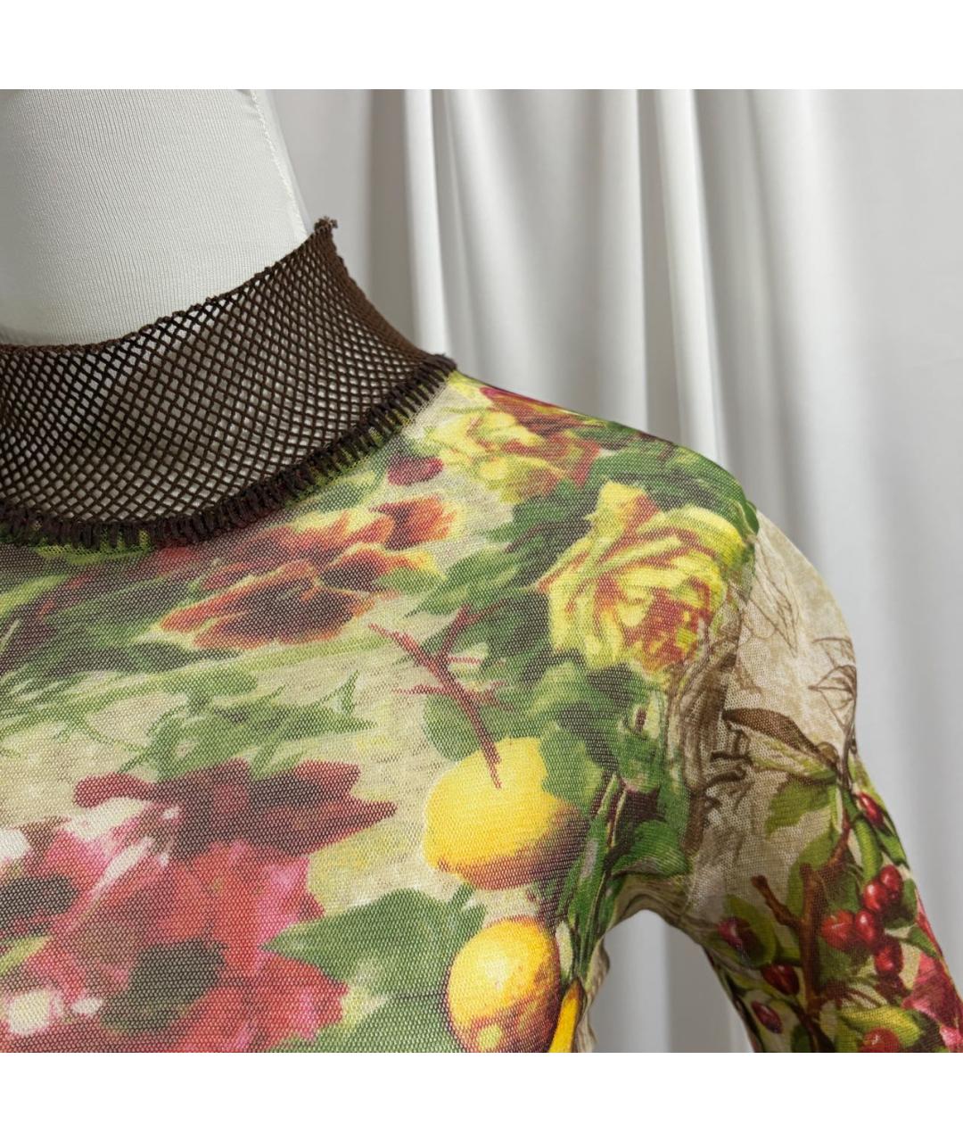 JEAN PAUL GAULTIER Мульти сетчатая майка, фото 5