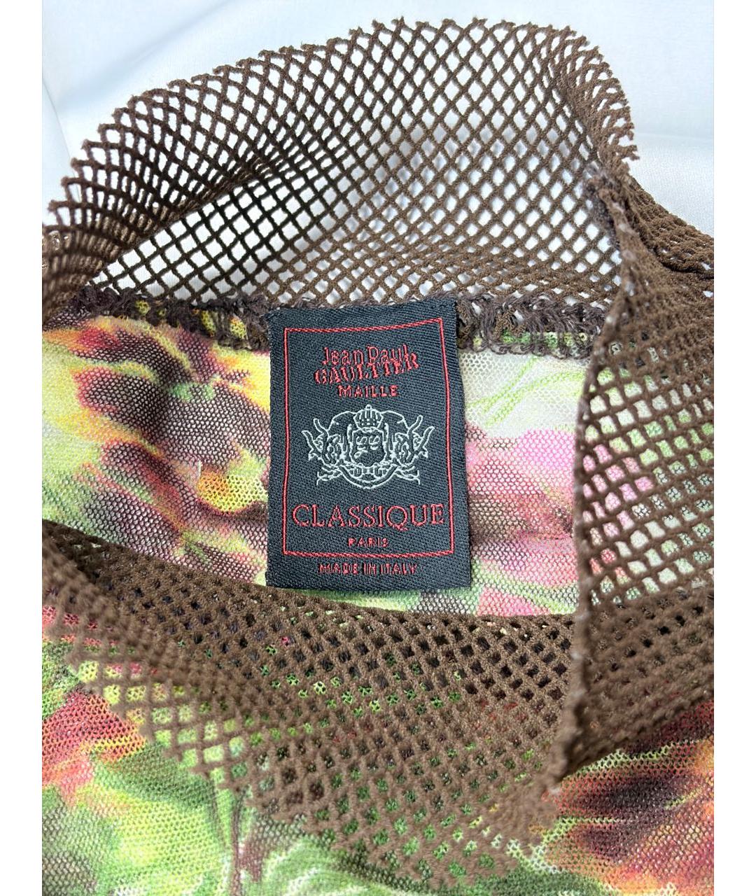JEAN PAUL GAULTIER Мульти сетчатая майка, фото 3