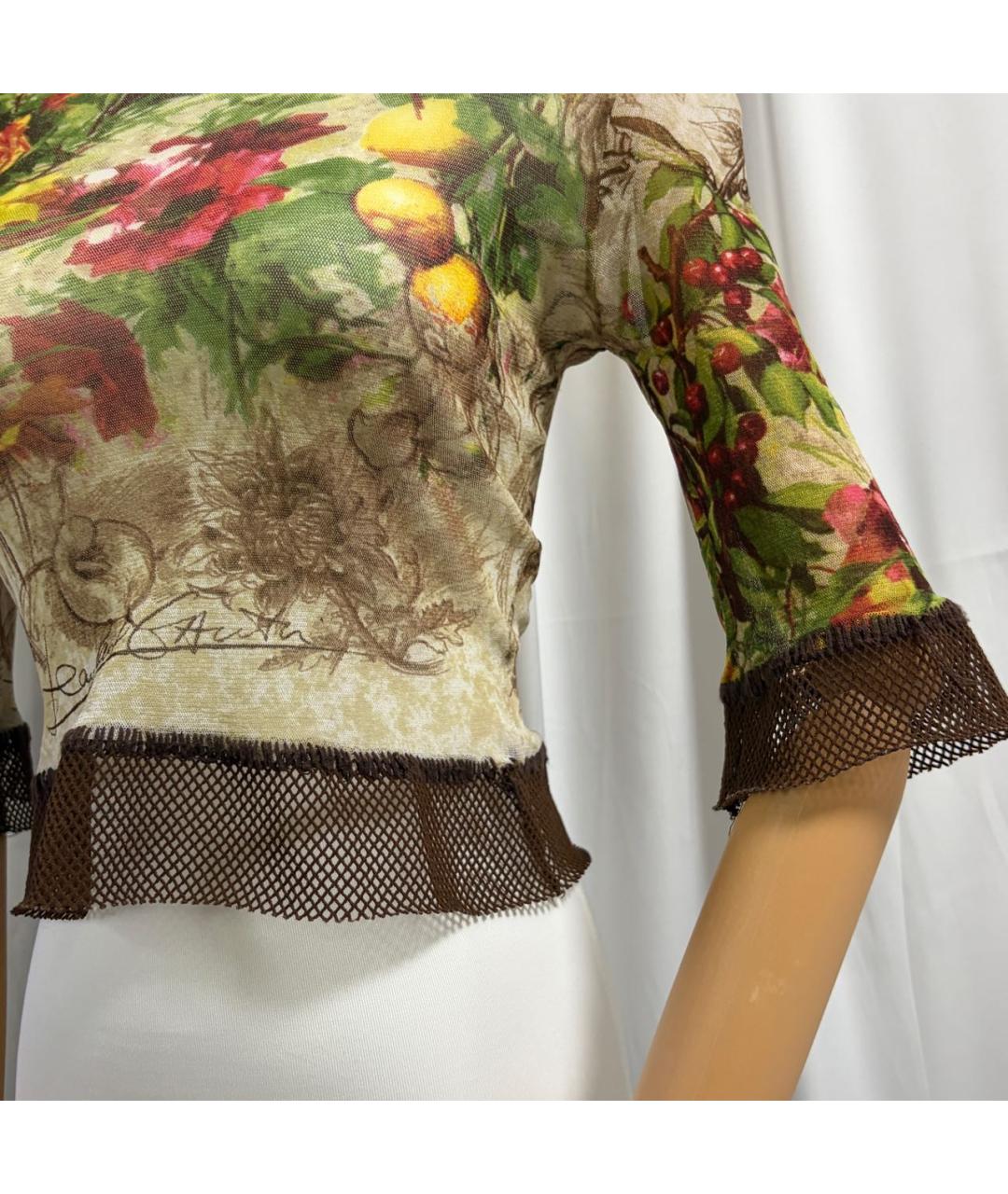 JEAN PAUL GAULTIER Мульти сетчатая майка, фото 4