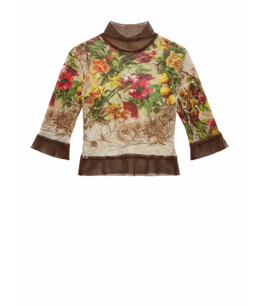 JEAN PAUL GAULTIER Мульти сетчатая майка, фото 1