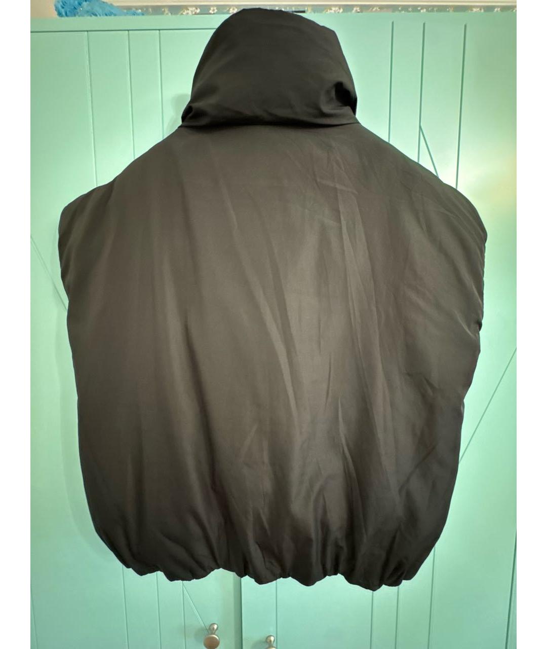 TWIN-SET Черный полиэстеровый жилет, фото 2